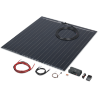 B&uuml;ttner Elektronik Flat Light Q 170-1 Solaranlagen Komplettset ultraflach quadratisch 1 Modul 170 Wp