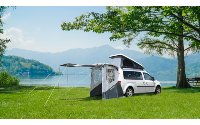 Produktbild Brunner Pilote Caddy 5 Heckzelt Fahrzeugzelt 1,40 x 1,90 m Meter f&uuml;r VW Caddy 5 1