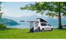 392279 - Brunner Pilote Caddy 5 achtertent voertuig tent 1,40 x 1,90 m meter voor VW Caddy 5