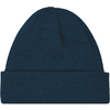 Dunkelblaue Strickmütze ohne Muster oder Logo
