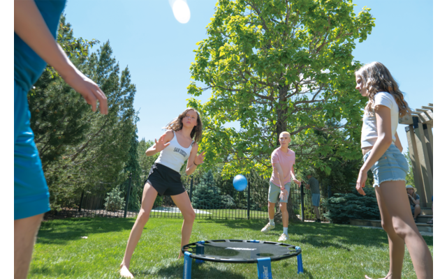 Product afbeelding Do U Play Bash Net Outdoor-Actionspiel 2 vs. 2 1