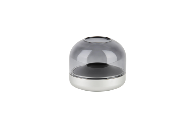 Kooduu Glow 08 Bougie LED rechargeable Shine frosted silver
