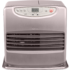 Silver-gray rectangular device with control panel on top, digital display '22:24', red power button on the right, several buttons and horizontal vent grilles on the front