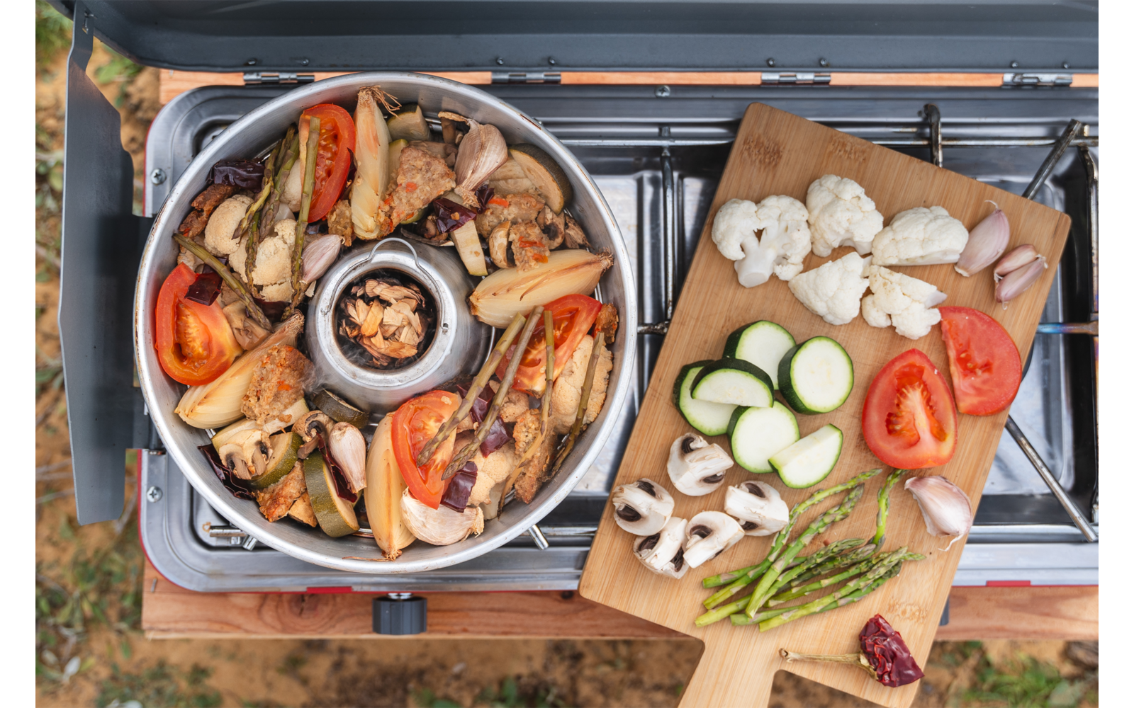 Produktbild Omnia Smoke Cup R&auml;uchereinsatz f&uuml;r Omnia Backofen Edelstahl 1