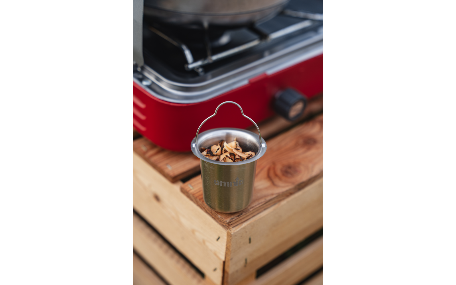 Produktbild Omnia Smoke Cup R&auml;uchereinsatz f&uuml;r Omnia Backofen Edelstahl 1