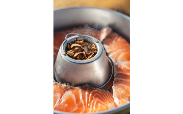 Produktbild Omnia Smoke Cup R&auml;uchereinsatz f&uuml;r Omnia Backofen Edelstahl 1