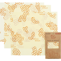 Bees Wrap Bijenwasdoek 3-Pack L 33 x 35 cm