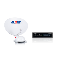 Alden Satellitenanlage Steuermodul Set bestehend aus AS2 HD 80 Platinium Twin Antenne inkl. S.S.C. HD-Steuermodul 