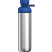 Mepal Vita Edelstahl Trinkflasche aus recyceltem Edelstahl und auslaufsicher 900 ml vivid blue