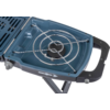 Tragbarer Gasgrill mit offenem Deckel