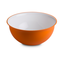 Omada Salatschüssel 32 cm 6,5 Liter weiß orange