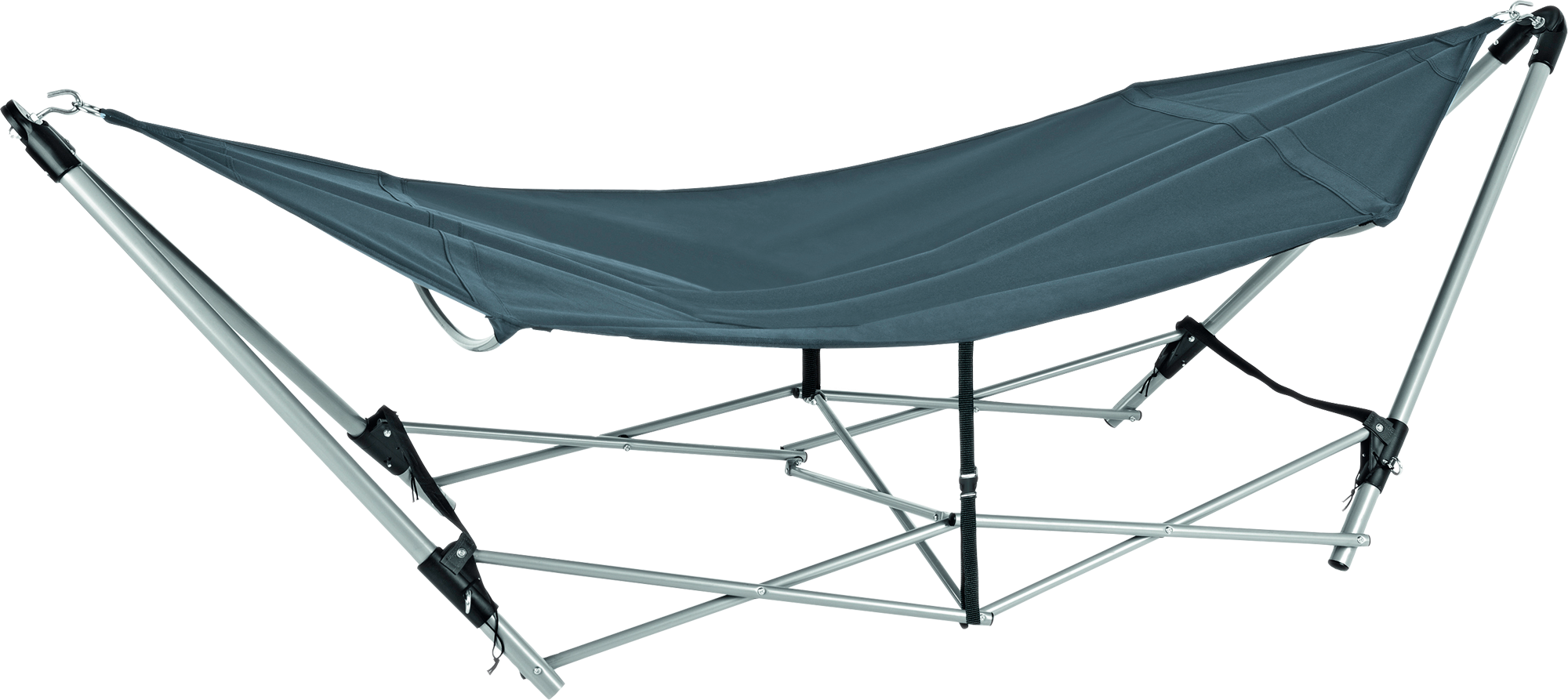 Ophef Stressvol tuin Hoberg hangmat met opvouwbaar frame en draagtas - Berger Camping