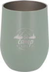 Camplife Edelstahl Thermo-Trinkbecher mit Deckel 360 ml grün