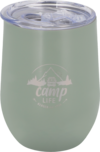 Camplife Edelstahl Thermo-Trinkbecher mit Deckel 360 ml grün