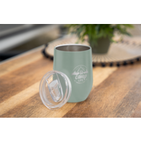 Camplife thermo drinkbeker 360 ml groen