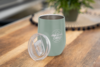 Camplife Edelstahl Thermo-Trinkbecher mit Deckel 360 ml gr&uuml;n