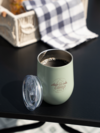 Camplife Edelstahl Thermo-Trinkbecher mit Deckel 360 ml gr&uuml;n
