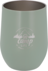 Camplife Edelstahl Thermo-Trinkbecher mit Deckel 360 ml gr&uuml;n