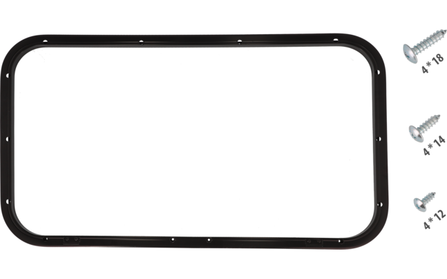 Smartphone mit schwarzem Rahmen und weißem Bildschirm auf weißem Hintergrund