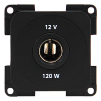 Inprojal systeem 10.000 stopcontact 12V zwart