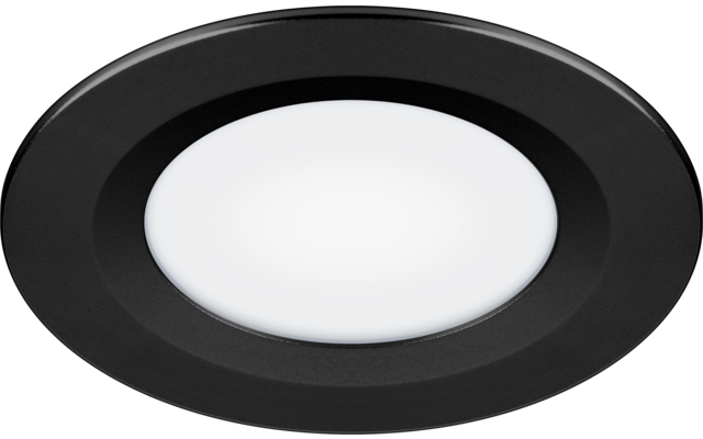 Wentronic WTS-LED TDL-5024 Lampe LED encastrée noire