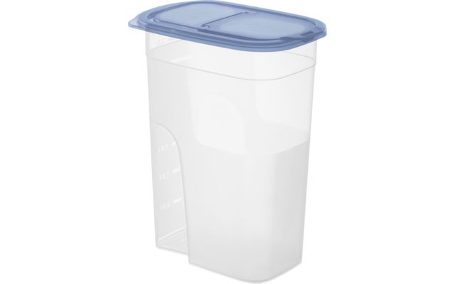 Rotho Sunshine cereal container pouring box 4.1l horizon blue