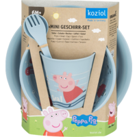 Koziol Peppa Pig Waves at Home Kindergeschirr Set 5 teilig powder blue 