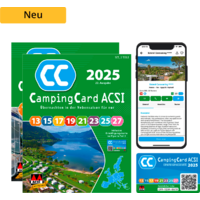 ACSI Campingführer 2025 mit CampingCard Ermäßigungskarte