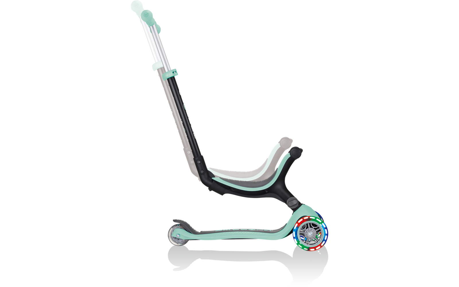 Product afbeelding Globber Go Up Foldable Lights Kinderroller 3-in-1 Maximalgewicht 50 kg 1