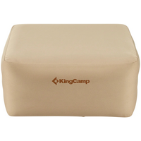 KingCamp Air Cube Tabouret de camping avec housse amovible 75 × 55 × 39 cm Beige