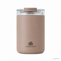 Mug isotherme Groenenberg en acier inoxydable recycl&eacute;, anti-fuites, earth, 320 ml