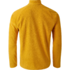 Rückansicht eines gelben Pullover mit langem Arm und Stehkragen