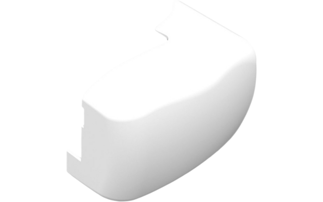 Fiamma End Cap Right for Awning F45i 250-400 Left Version - Color Polar White Fiamma spare part number 04275A01C
