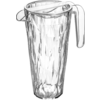 Koziol super glass jug 1.5l CLUB PITCHER crystal clear