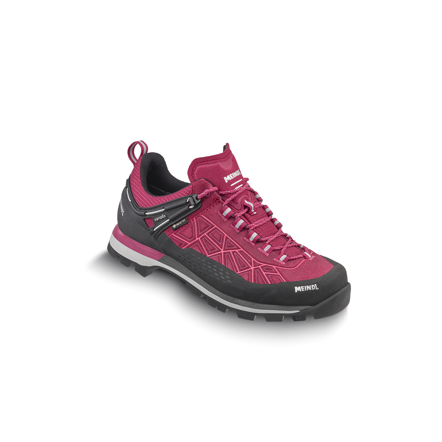 Chaussures De Randonnée Meindl Litepeak GTX - Taille 39 1/2, Violet Mauve, Occasion Très Bon état