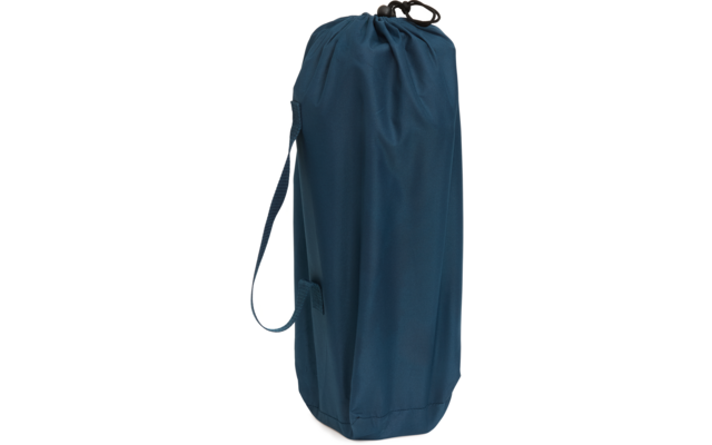 Sac de transport bleu foncé avec fermeture par cordon