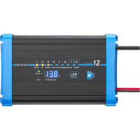 Chargeur de batterie lithium 8 niveaux 12 V 12 LFP 12 Ampère Multiload Ective
