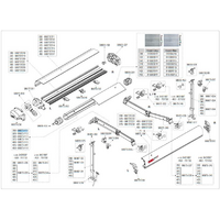 Fiamma awning roller for awning F80s / F65s 370 - Fiamma spare part number 98673-114