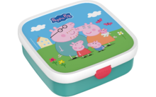 401133 - Mepal Campus Brotdose groß aus Polypropylen mit zwei Bento-Einsätzen und Gabel 1,3 Liter