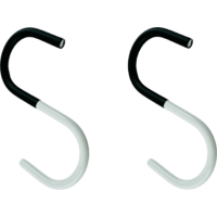 Tent S-hooks white 2 pieces