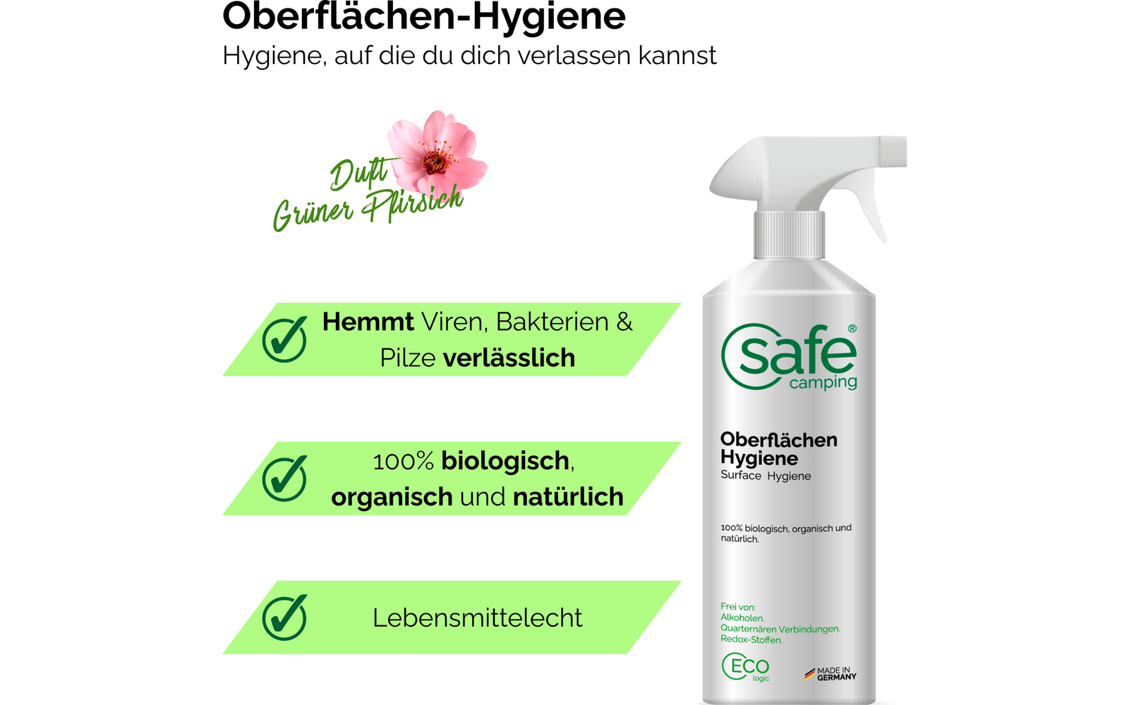 Immagine del prodotto Safe Camping Oberfl&auml;chen-Hygiene 1