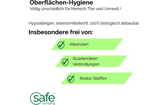 Immagine del prodotto Safe Camping Oberfl&auml;chen-Hygiene 1