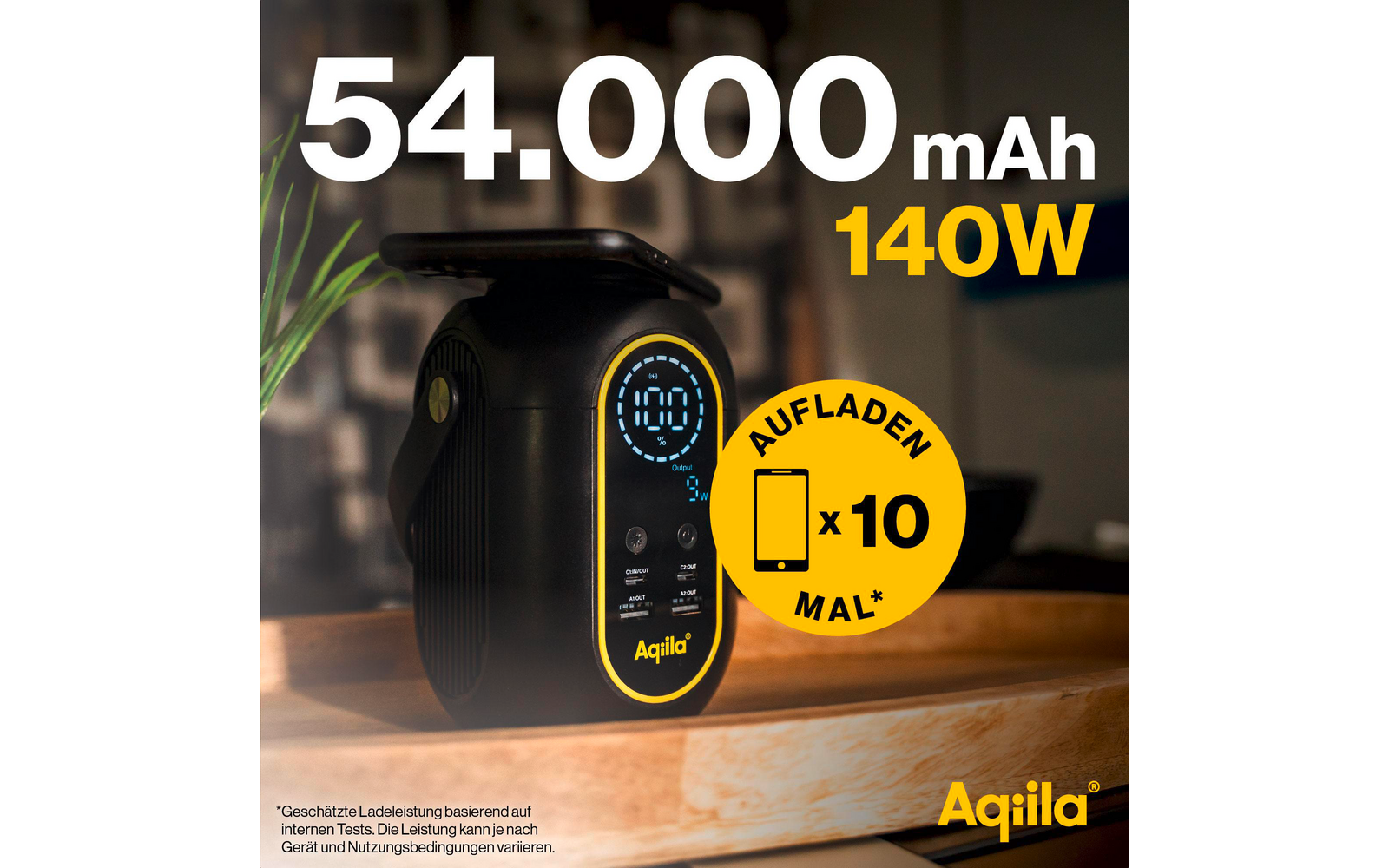 Immagine del prodotto Aqiila Powerbird S140 Stazione di alimentazione 140 W 200 Wh 1