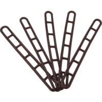 Berger Leiter-Abspannelement braun 5er Pack