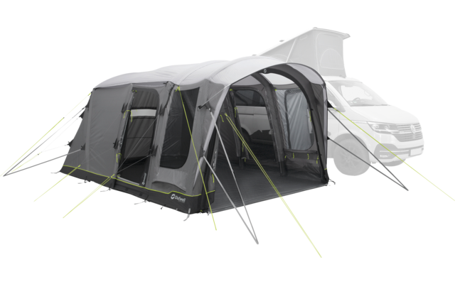 Outwell Wolfburg 450 Air inflatable awning for camper vans Gray