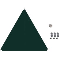 Bent Zip-Protect Canvas Sonnensegel jungle