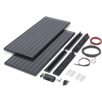 Büttner Elektronik Solar-Komplettanlage Power Blackline Solar Kit MT 260 / 2 x 130 W