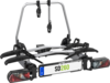 Eufab SD260 Fl&uuml;gelt&uuml;r Kupplungs-Fahrradtr&auml;ger f&uuml;r 2 Fahrr&auml;der, E-Bike geeignet Silber
