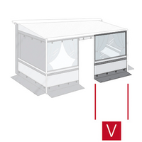 Panneau frontal pour Privacy Room Light pour stores F45 25 cm Fiamma