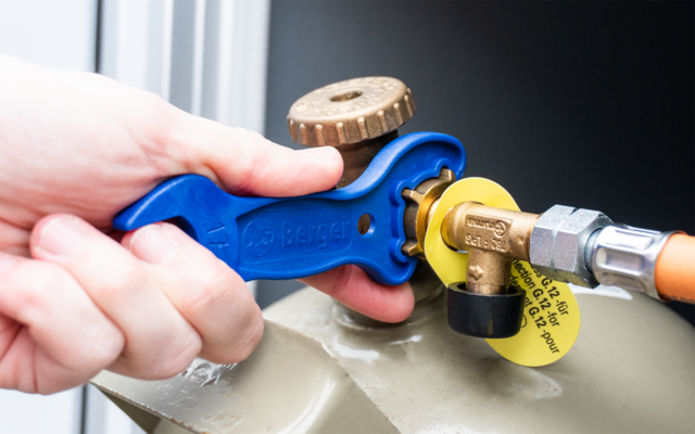 Berger Gasflaschenschl&uuml;ssel